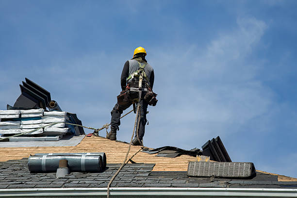 Professional Roof Replacement technician working in Wakefield, MA